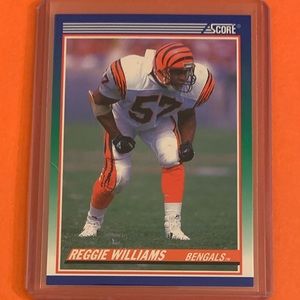 Reggie Williams #404 1990 Score Football Trading Card